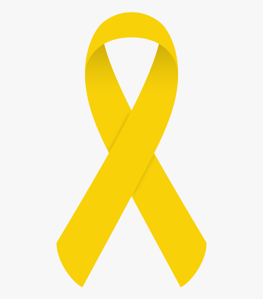 September Is Childhood Cancer Awareness Month - Childhood Cancer Awareness Ribbon, Transparent Clipart