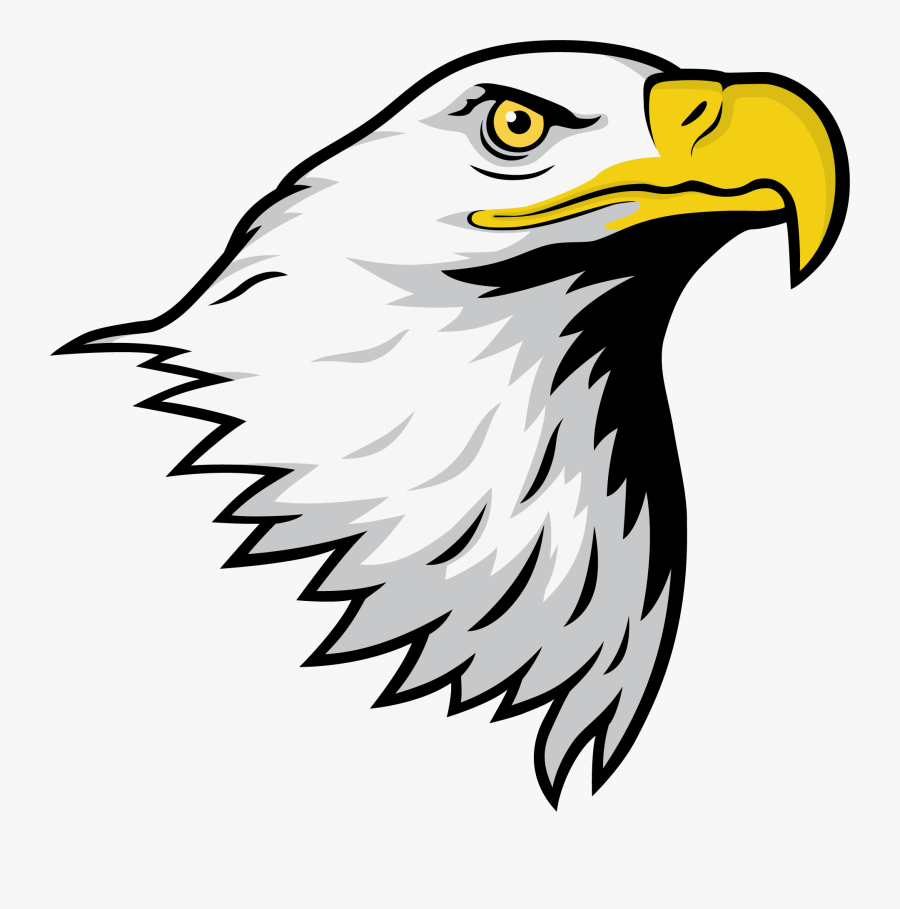 Bald Eagle Head Clipart - Palm Glades Preparatory Academy, Transparent Clipart