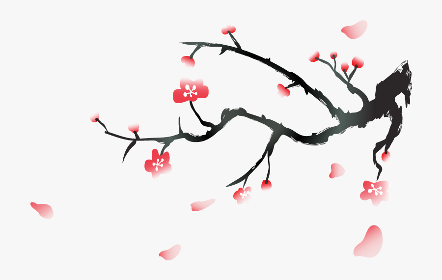 Cherry Blossom Background, Transparent Clipart