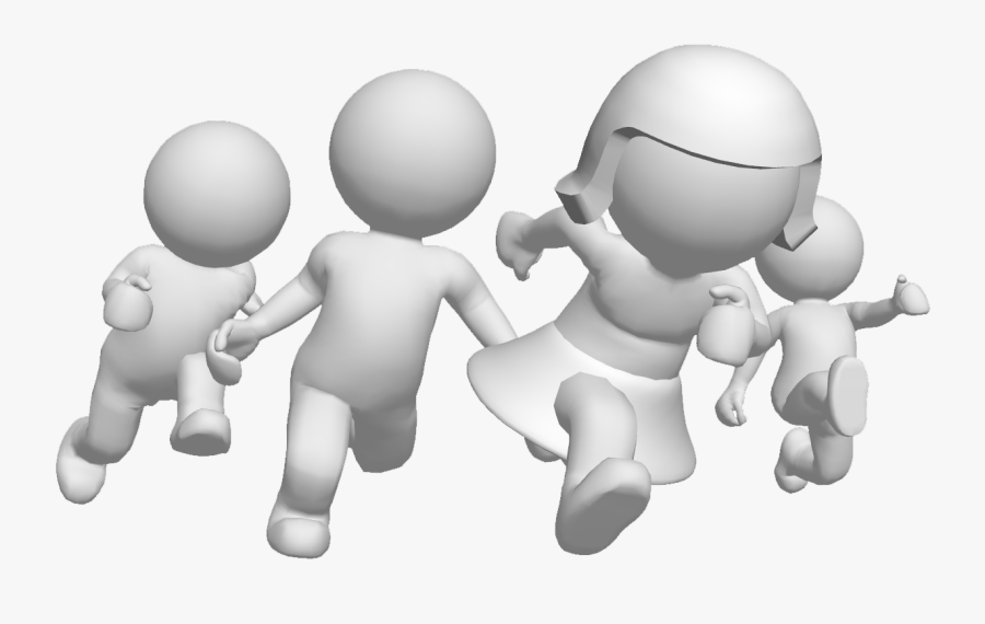 3d White Man Png - 3d Peoples Png Hd, Transparent Clipart