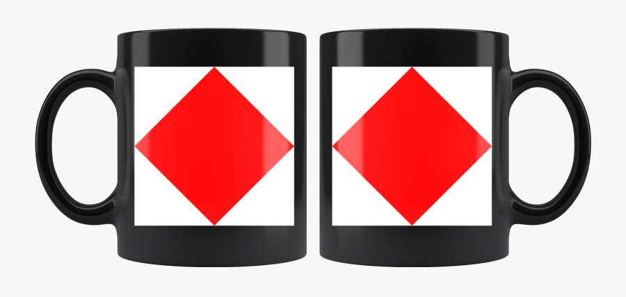 Nautical Flag Mugs F-j - Mug, Transparent Clipart