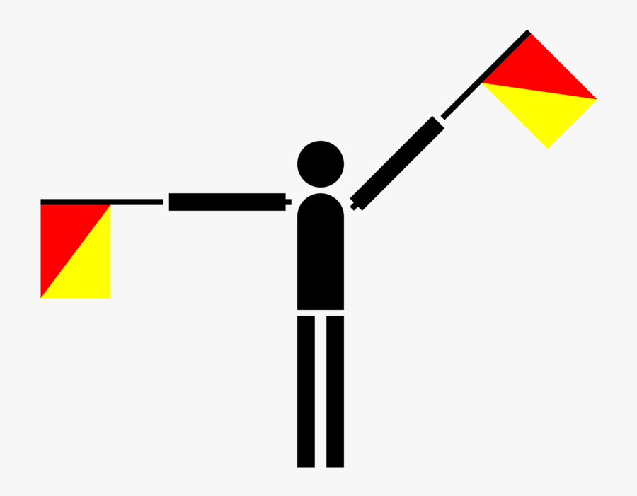 International Maritime Signal Flags Flag Semaphore - Semaphore Flag Png, Transparent Clipart