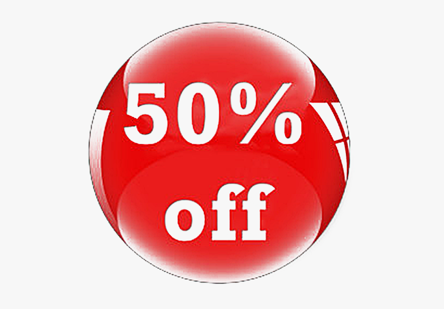 50 Off Png Pic Background - Circle, Transparent Clipart