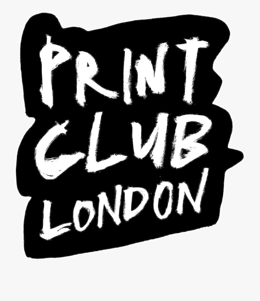 Print Club London Logo , Transparent Cartoons - Calligraphy, Transparent Clipart