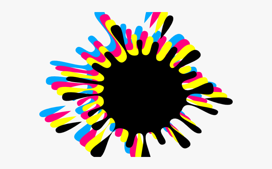 Cmyk Cliparts - Gold Paint Splatter Clipart, Transparent Clipart