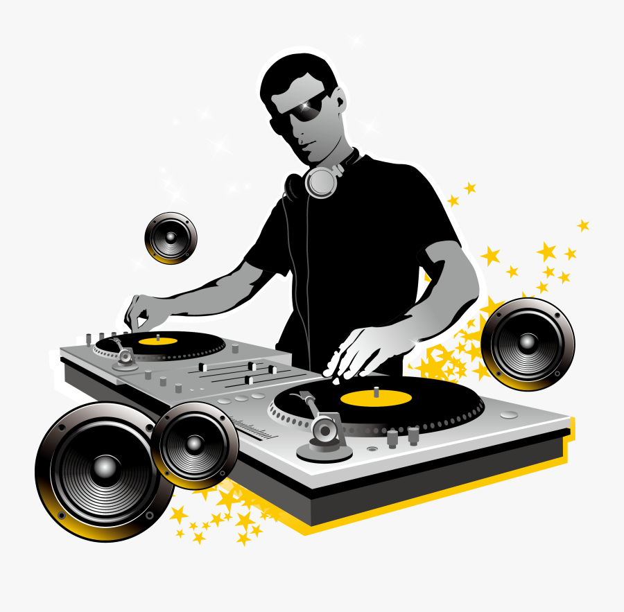 Disc Jockey Dj Mixer Nightclub - Disc Jockey Dj Png, Transparent Clipart
