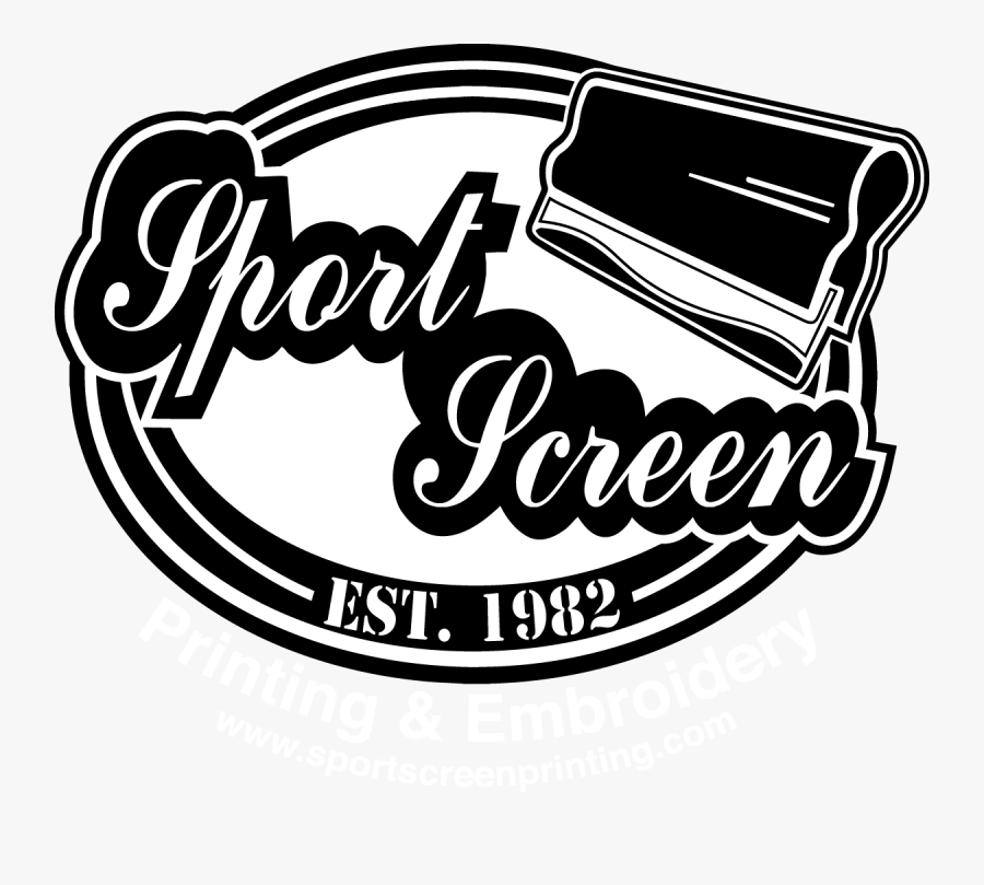 Screen Printing Logo, Transparent Clipart
