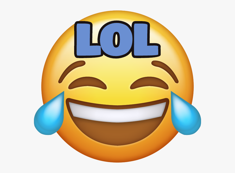 Laughing Face Emoji, Transparent Clipart