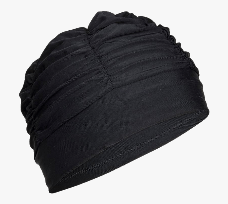 Black Swimming Hat Transparent - Bonnet De Natation, Transparent Clipart