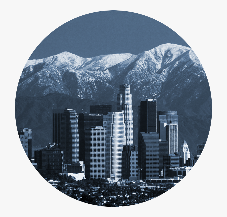 Transparent Los Angeles Skyline Png - Downtown Los Angeles, Transparent Clipart