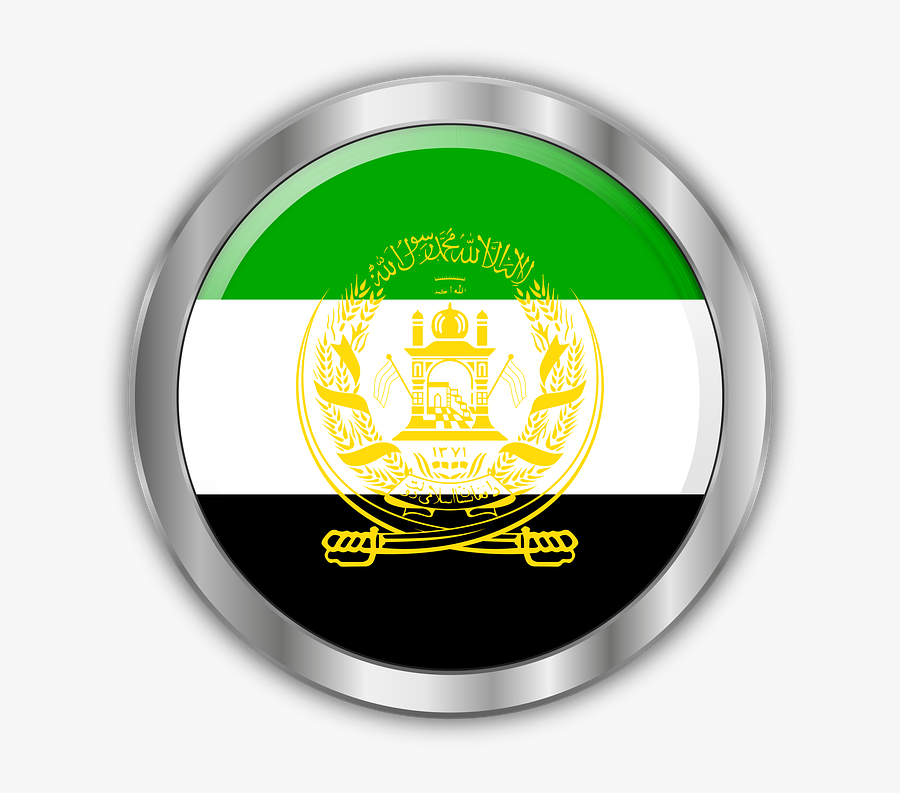 Round Shield Iran Tajikistan Afghanistan - Green Round Shield Logo, Transparent Clipart