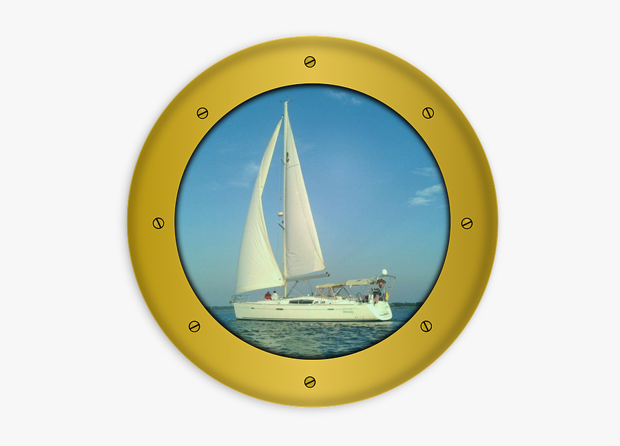 Transparent Sailboat Png - Circle, Transparent Clipart