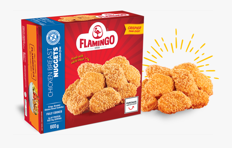 Transparent Nuggets Png - Flamingo Boneless Chicken Wings, Transparent Clipart