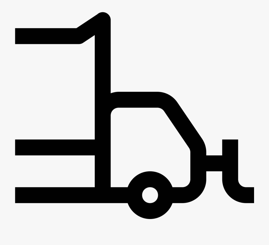Snow Plow Icon, Transparent Clipart