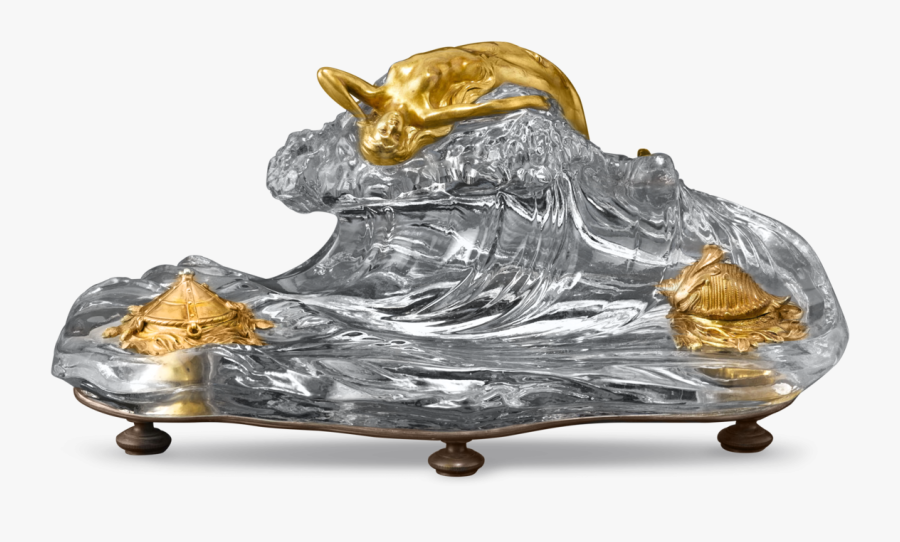 Baccarat Crystal Nautical Inkwell Statue - Statue, Transparent Clipart