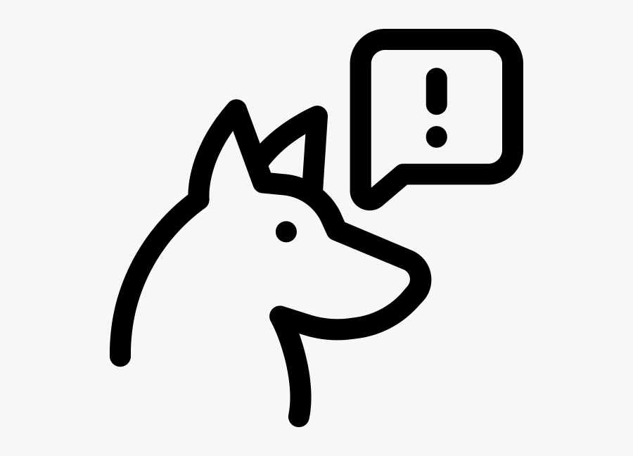 Animals Are Not Allowed In The Museum - Dog Barking Icon Png, Transparent Clipart