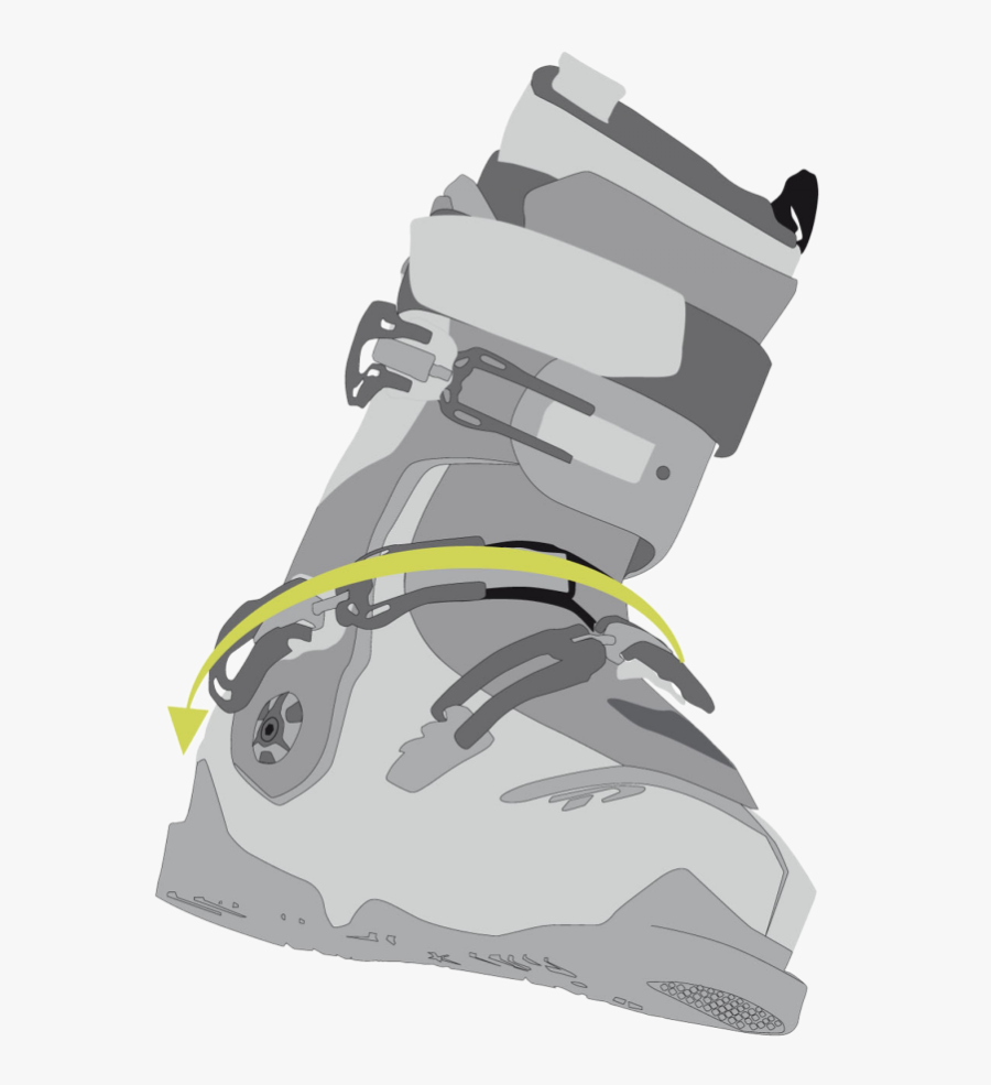 Skis Clipart Ski Boot - Skiing Boots Cartoon Png, Transparent Clipart