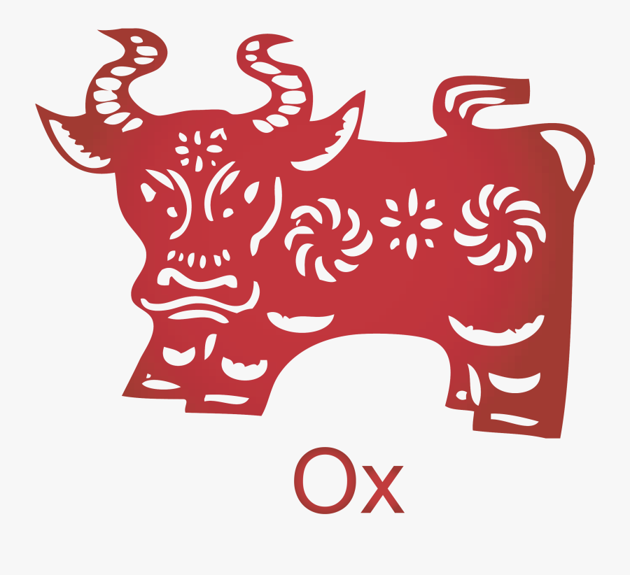 Ox Chinese Zodiac Png, Transparent Clipart