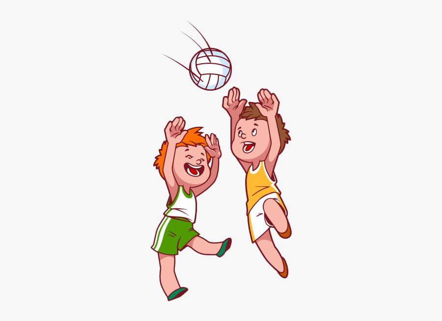 Volleyball Clip Animated - Cartoon Beach Volleyball Png, Transparent Clipart