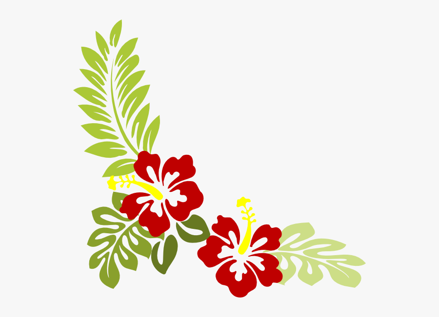 Hibiscus Flower Clipart - Hibiscus Flower Vector Png, Transparent Clipart