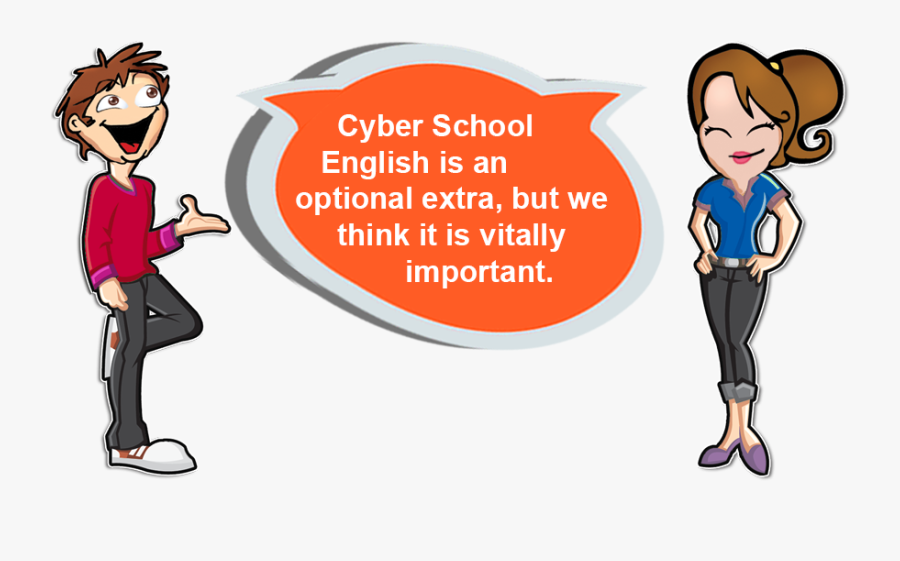 Cyber School English Group - People With Personality Clipart, Transparent Clipart
