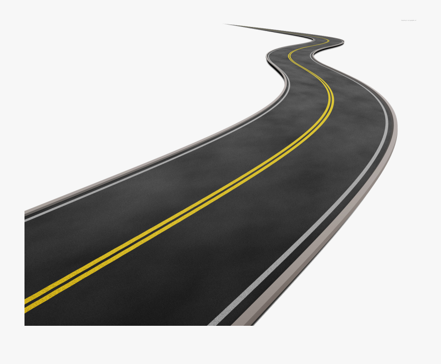 Road Curve Sticker Clip Art - U.s. Route 66 In California, Transparent Clipart