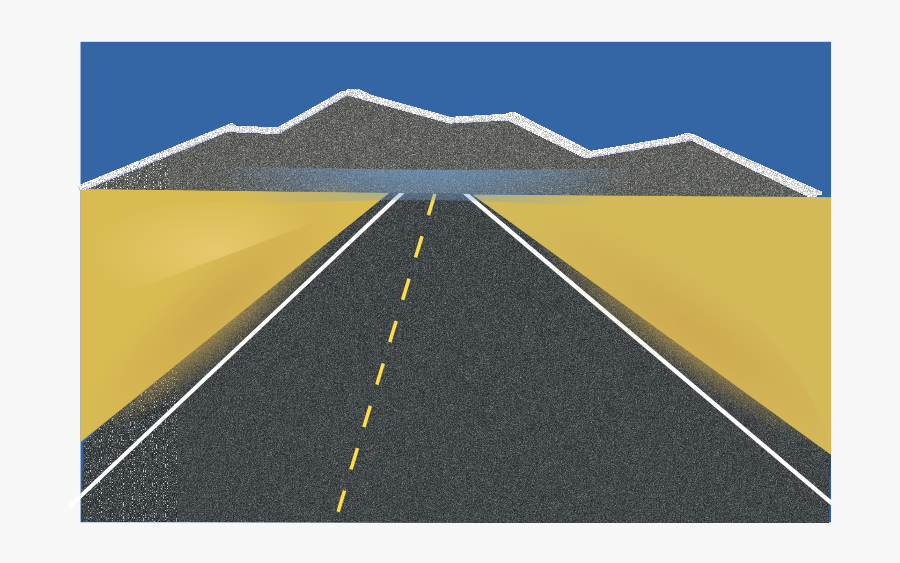 On The Road - Road Clipart, Transparent Clipart