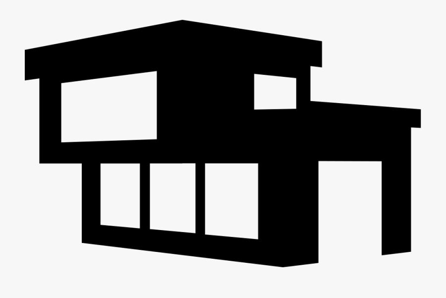 Modern House Icon Png Clipart , Png Download - Modern Building Icon Png, Transparent Clipart