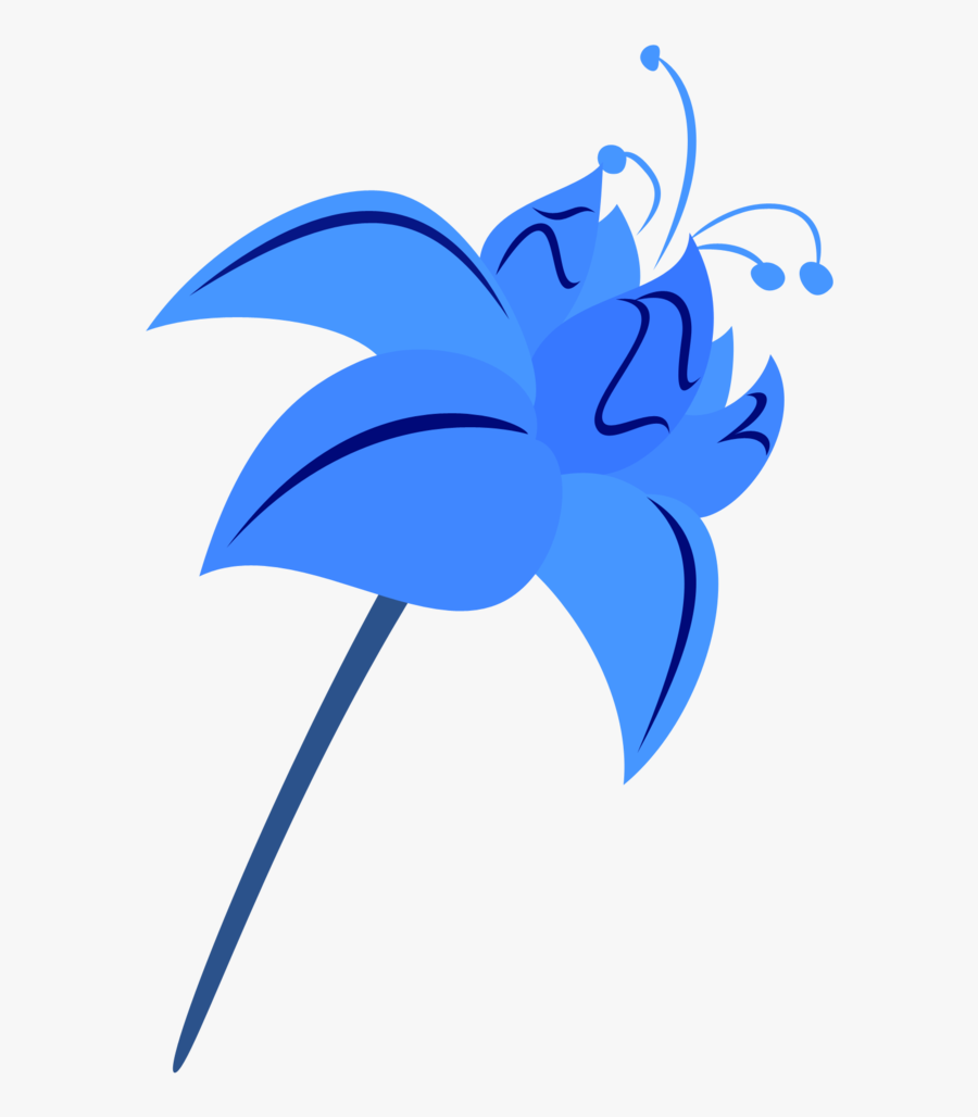 Ef Blue Flower - Poison Joke Mlp, Transparent Clipart