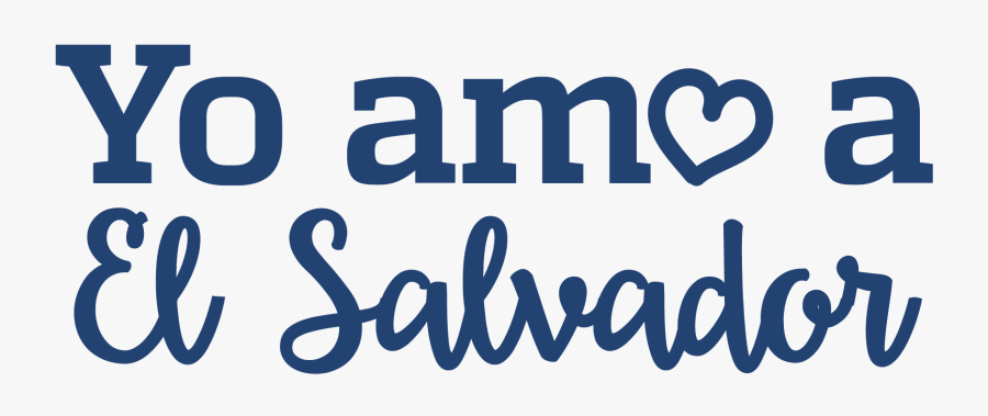 Transparent Bandera De El Salvador Png - Yo Amo El Salvador, Transparent Clipart