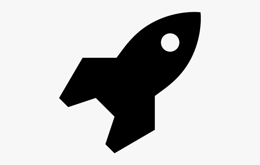 Rocket Ship Silhouette Transparent, Transparent Clipart
