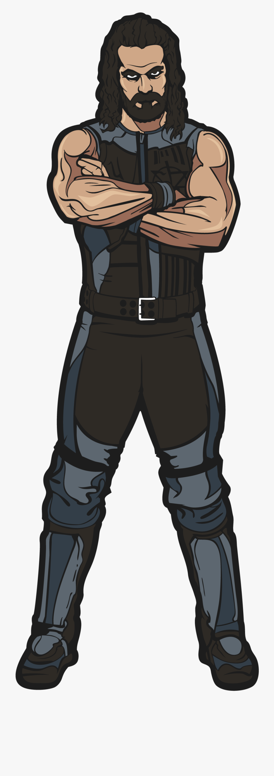 Seth Rollins Wwe Drawing, Transparent Clipart