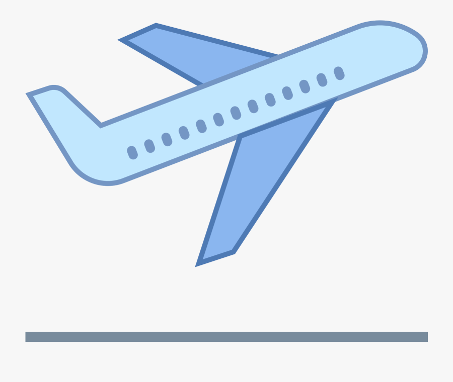 Clipart Airplane Departure - Airliner, Transparent Clipart