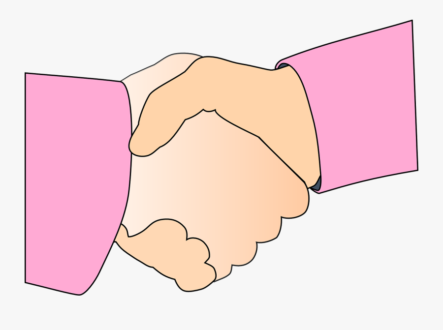 Handshake Agreement Hands Free Photo - Girls Shaking Hands Clipart, Transparent Clipart