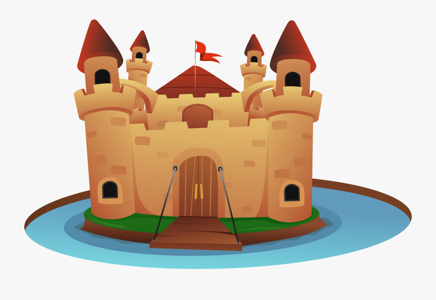 Castle Cartoon Png Clip, Transparent Clipart
