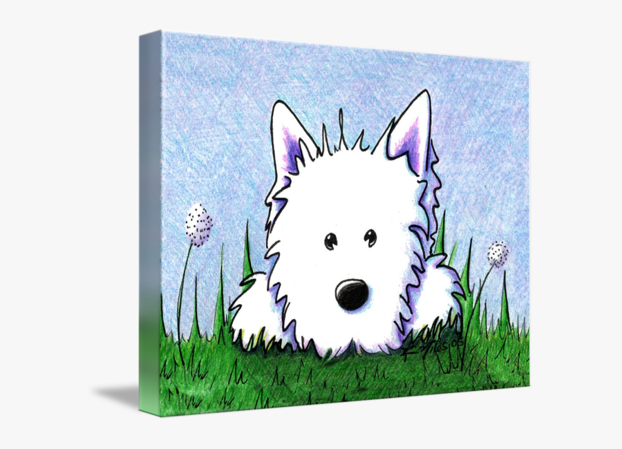 Westie Drawing Heart Clipart - West Highland White Terrier, Transparent Clipart