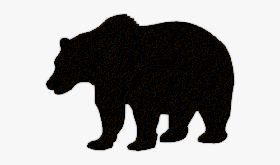 Hd Bear Cub Clipart Mammal Fi - Bear Silhouette No Background, Transparent Clipart