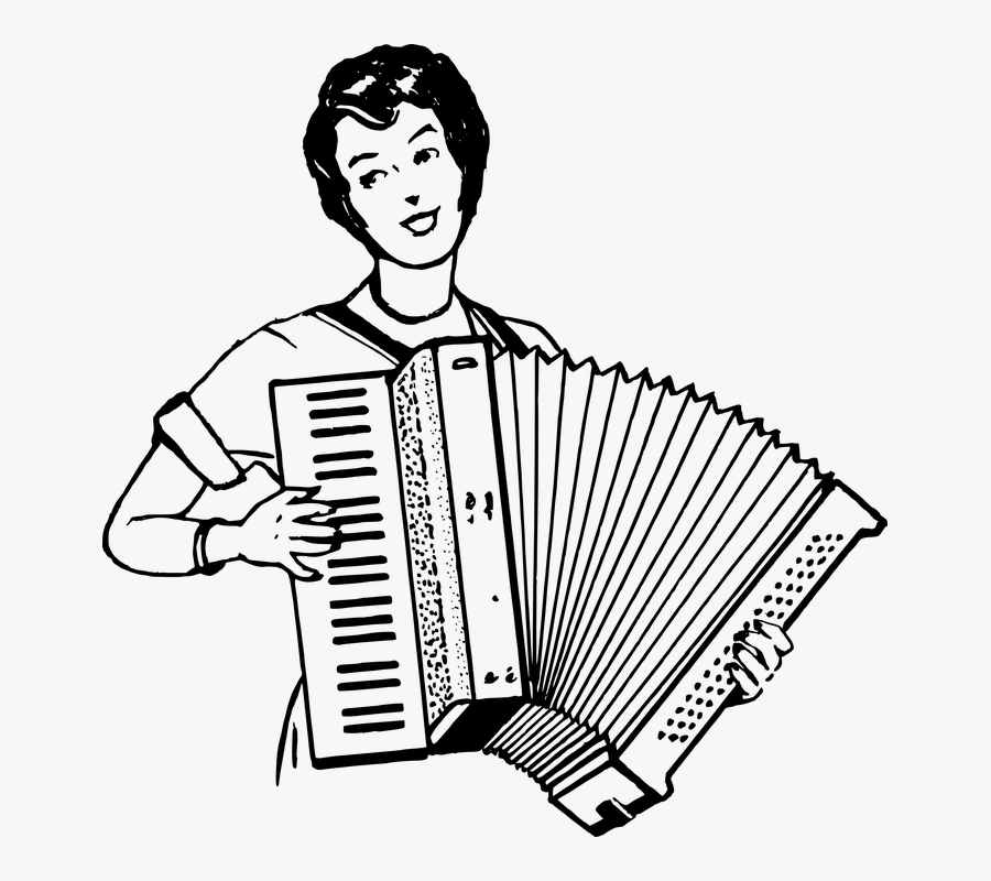 Accordion, Instrument, Musical, Playing, Musician - Accordéon Clipart, Transparent Clipart