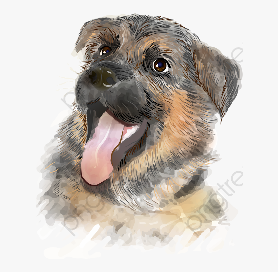 Chihuahua Clipart Perro - German Shepherd Puppy Drawings, Transparent Clipart