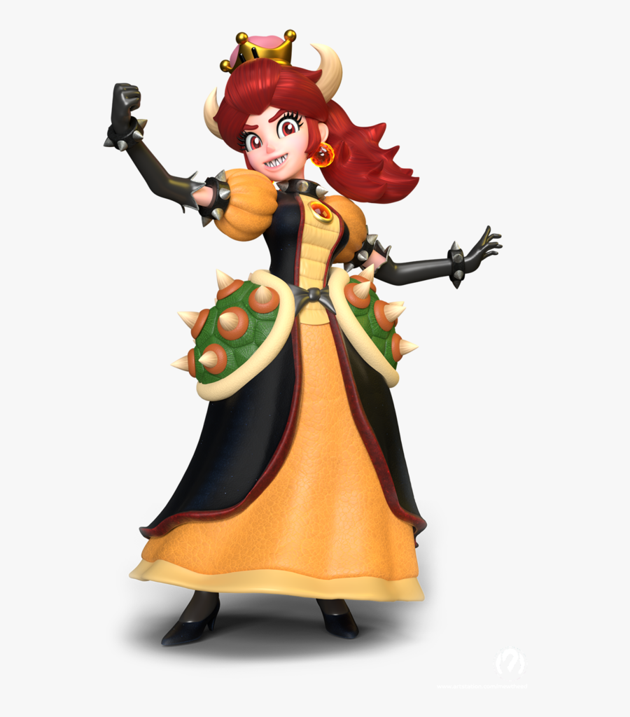 Transparent Mario Odyssey Png - Bowsette Slapping Her Ass, Transparent Clipart