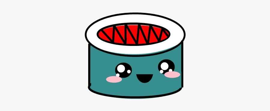 Sushi Kawaii Png By Martui44 On Clipart Library - Japanese Cuisine, Transparent Clipart
