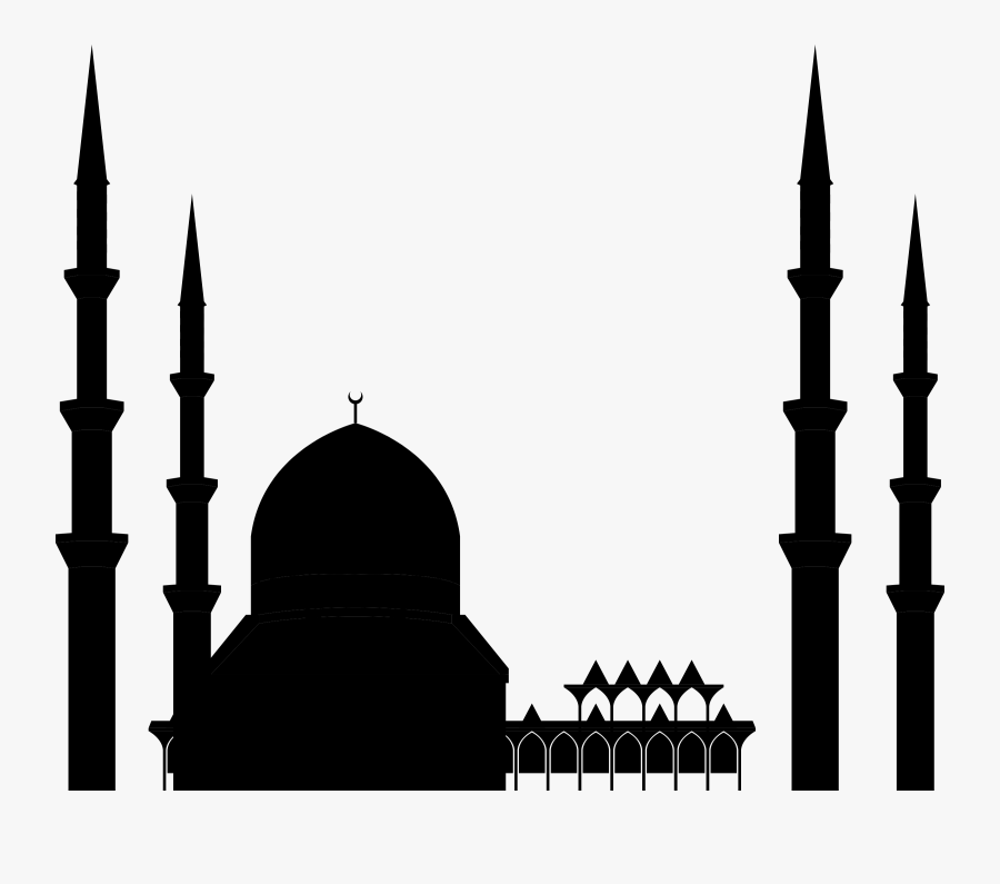 Mosque Silhouette Image Illustration Vector Graphics - Portable Network Graphics, Transparent Clipart