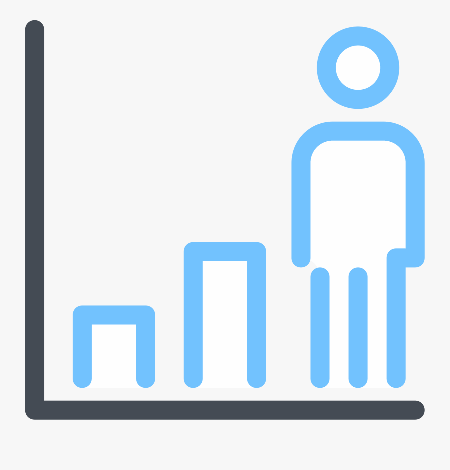 Person Growth Icon - Crecimiento Icono, Transparent Clipart