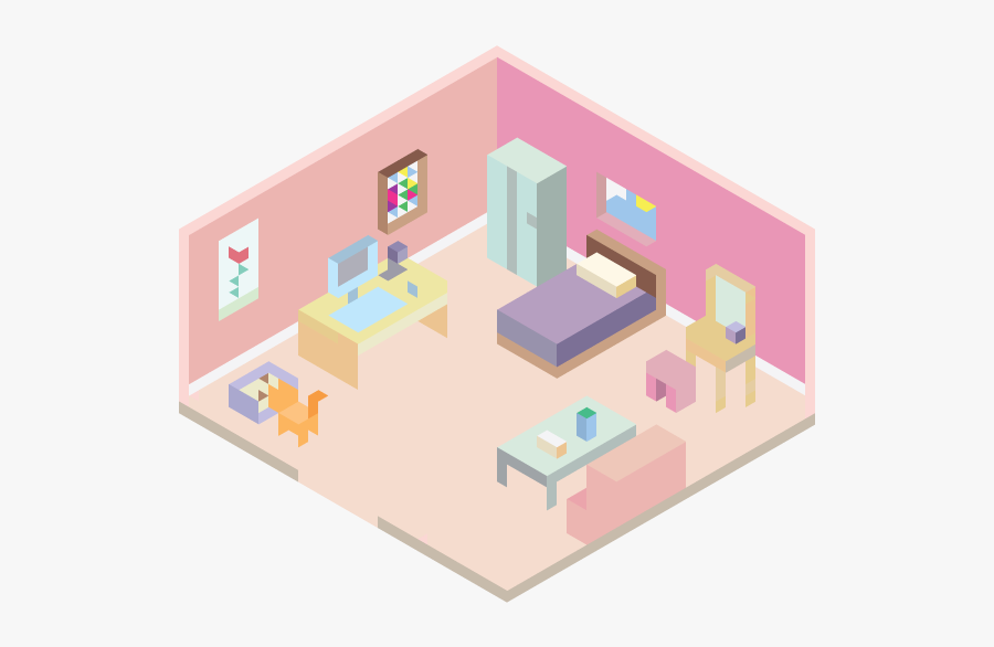 Floor Plan, Transparent Clipart