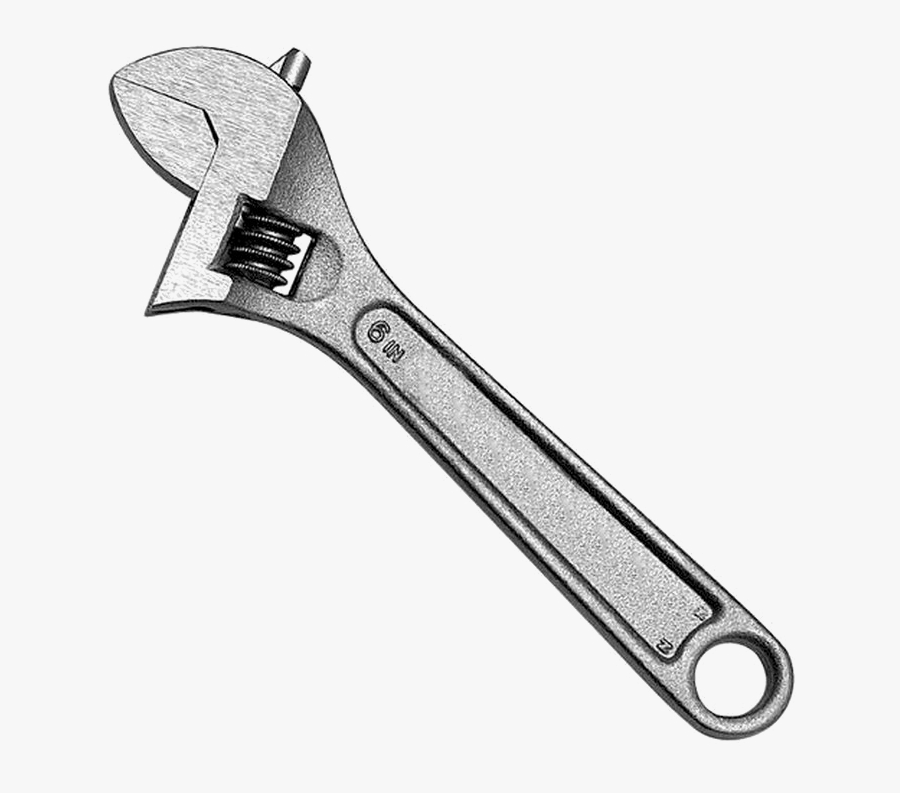 Transparent Wrench Png - Adjustable Spanner Png, Transparent Clipart