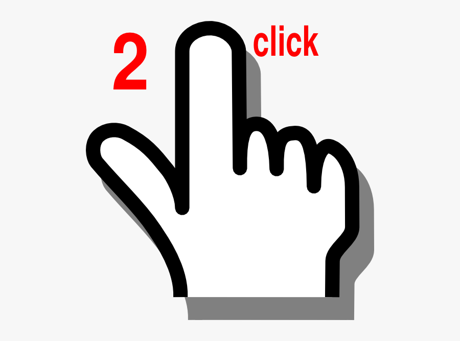 Pointing Finger, Transparent Clipart