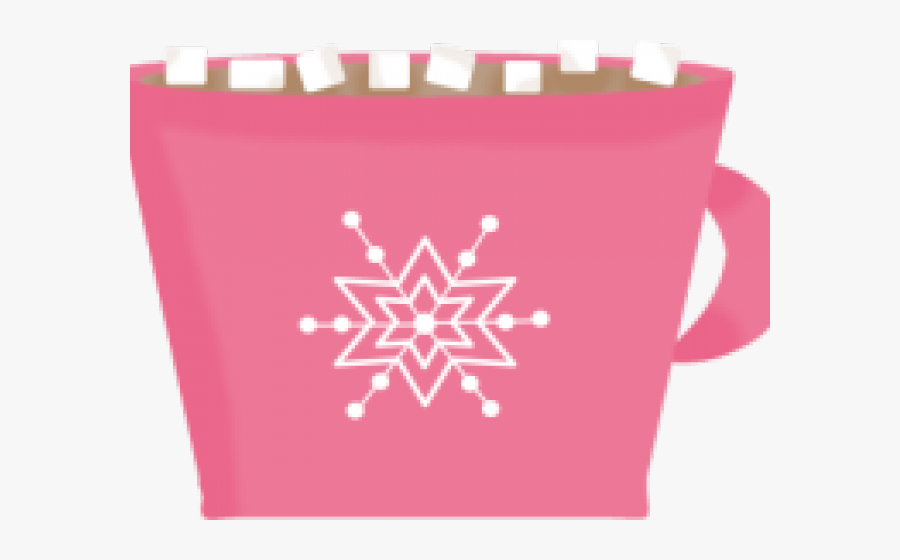 Hot Chocolate Clipart Marshmallow Clipart - Hot Chocolate Pink Mug Clipart, Transparent Clipart