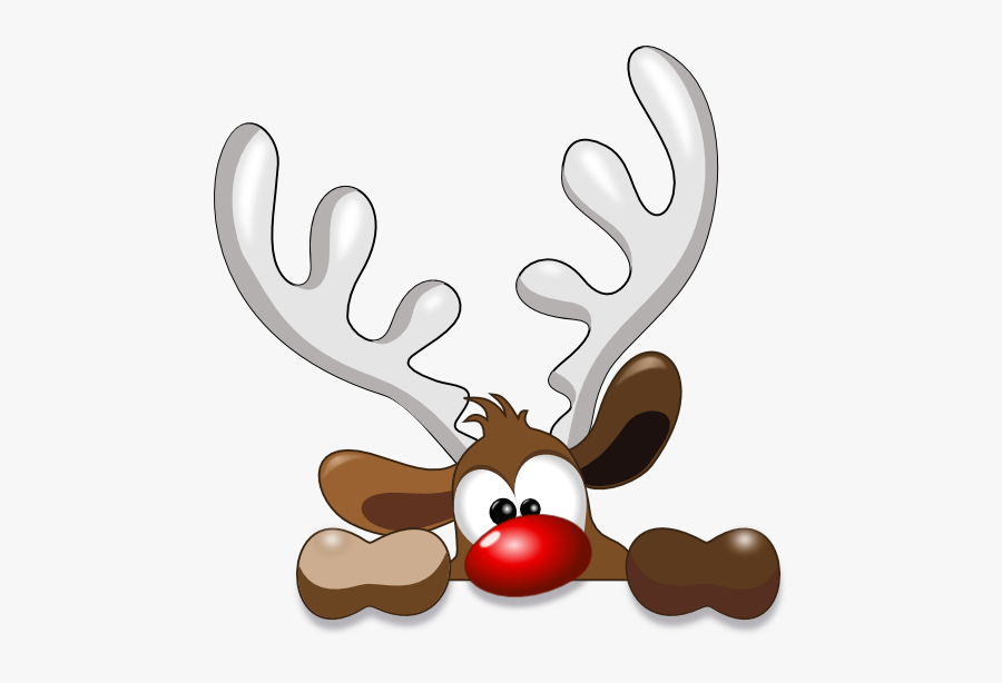 Clipart Reindeer Modern - Christmas Reindeer Png, Transparent Clipart