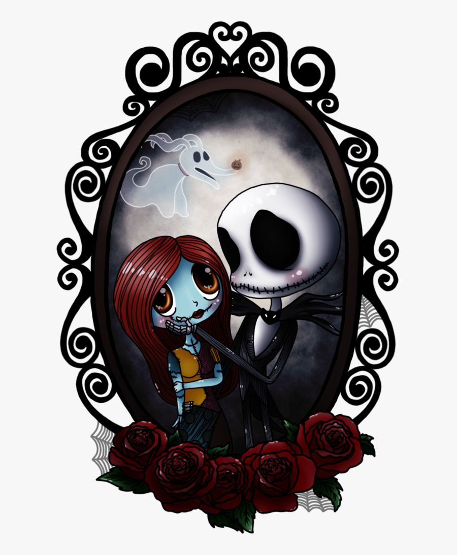 Jack And Sally By - Cute Jack And Sally, Transparent Clipart