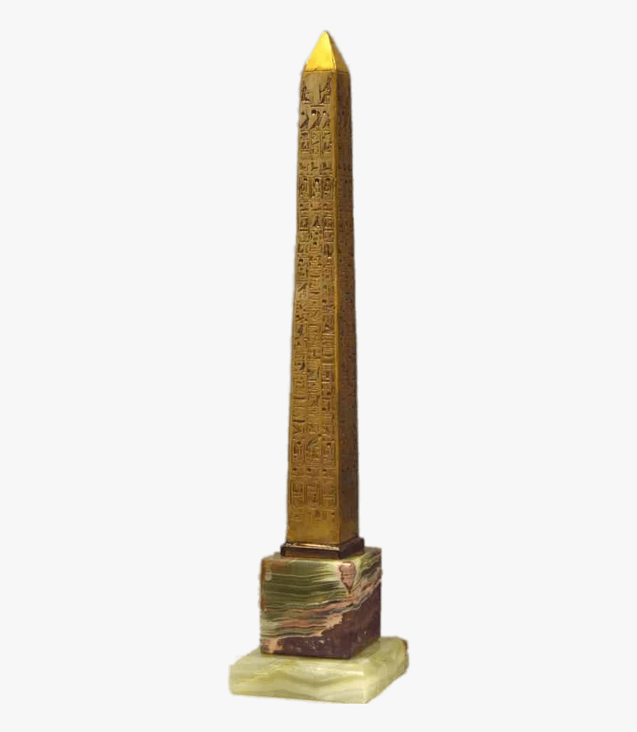 Gilded Egyptian Obelisk - Egyptian Obelisk Png, Transparent Clipart